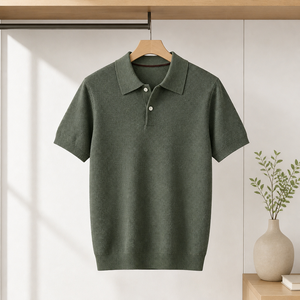 Premium Herren Slim Fit Viertelreißverschluss-Strickpullover für Vintage-Luxus-Stil aus Acryl/Leinen-Mischgewebe mit Muster, atmungsaktiv, Freizeitkleidung - Product Image 3