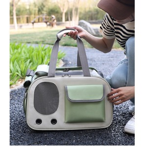 Custom Waterproof Oxford Material Pet <b>Backpack</b> Foldable Large Capacity Portable <b>Cat</b> Dog Zipper Travel Adjustable Strap - Product Image 1