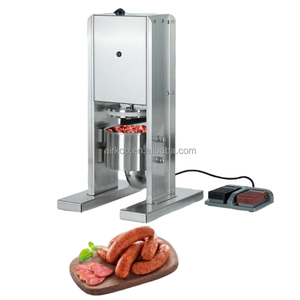 Embutidora de Salchichas Eléctrica Comercial con Pedal Nuevo de Acero Inoxidable para Procesamiento de Carne para Uso en Comedores - Product Image 1