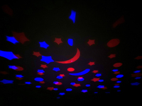 Peluche Ours Mignon avec Module Sonore 70 Sons Apaisants Projecteur d'Étoiles - Machine à Bruit Blanc en ABS Aide au Sommeil pour Enfants Cadeau