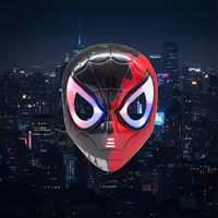 Masque intégral en PVC Meiteda LED Spiderman Panda, imprimé UV, motif personnalisé, tendance, fête, cosplay, remise de diplôme, Halloween
