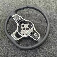 Volant en cuir pour VW MK7 Golf Plus 5 6 7 GTI Arteon CC Caddy R Polo Jetta TSI Tiguan DSG Passat B6 B8 Scirocco Amarok