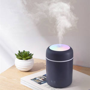 Lumières colorées portables H2O LED Mini purificateur d'air portable Chambre à coucher Maison Voiture Diffuseur de brume froide Humidificateur - Product Image 1