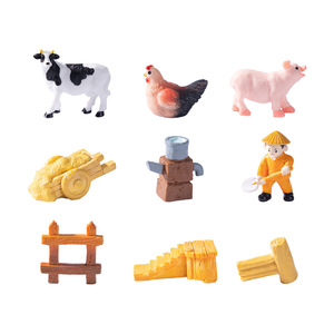 Miniatures décoratives DIY pour bouteilles écologiques, série Agriculteur de bétail et de moutons, Weij Landscape Garden Farm - Product Image 5
