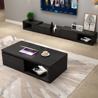 Table basse en bois et meuble TV pour salon – Combinaison table basse et meuble TV