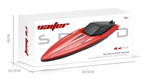 Rc Speed Boat Chachi Toys Caja de ventana de plástico eléctrica Juguetes divertidos al aire libre Control remoto inalámbrico Pequeño barco de pesca de plástico CN;GUA - Product Image 2