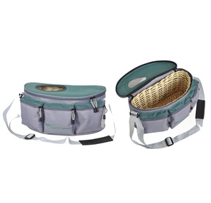 Panier De Pêche Vintage En Osier - Creel à Truite / Champignons - Grand Modèle