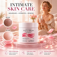 Crème hydratante apaisante pour les zones intimes à l'huile d'olive, vitamine E et huile d'argousier pour soulager la sécheresse, les démangeaisons et les irritations féminines