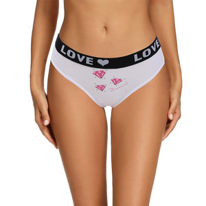 UOKIN-Bragas de cintura baja, ropa interior sexy, bragas de algodón brasileño con espalda <span class=keywords><strong>en</strong></span> T - Product Image 2