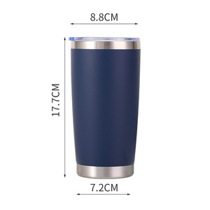 <span class=keywords><strong>Tazza</strong></span> <span class=keywords><strong>Termica</strong></span> per Auto in <span class=keywords><strong>Acciaio</strong></span> Inox 304 da 20oz con Logo Personalizzato, Isolamento Sottovuoto, Prestazioni Termiche 6-12 Ore, Design Moderno, Adattamento Universale - Product Image 3