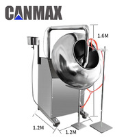 Chocolat caramélisé Sucre Amande Noix Arachide Confiserie Dragée Revêtement Polissage Pan Machine Prix