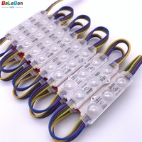 Módulo LED RGB ultrasónico para señal, alto brillo, DC12V, Samsung, coreano, SMD, 3 Chips, IP68, 0,72 W, 5730, 5630, 2835