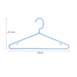 Không-trượt nhựa đa chức năng siêu mỏng tiết kiệm không gian móc áo nhựa cho quần áo - Product Image 3