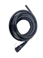 Harnais de câblage étanche sur mesure, assemblage de câble à connecteur unique vers fil étamé ouvert, faisceau de câblage industriel personnalisé