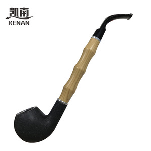 Kenan Bamboo Resin Smoking Pipe Bent Type Durable For Tobacco Use - Product Image 4
