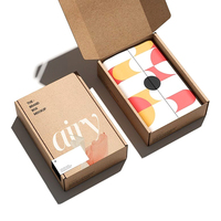 Embalaje de utensilios de cocina impreso personalizado, envío de papel Kraft marrón corrugado, cajas de cartón para envío