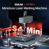 DAJA S4 Mini, Máquina de Marcado Láser de Fibra Industrial de Alta Precisión de 5W, Portátil, para Grabado de Joyería y Metal