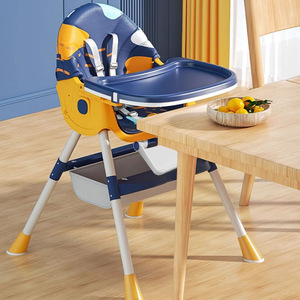 Multifuncional Impermeable Fácil de limpiar Antideslizante 2 en 1 Silla alta de alimentación para bebés Niños pequeños activos - Product Image 6