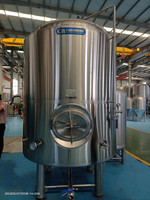 Réservoirs de stockage de bière à double enveloppe Cassman 8000L BBT, réservoirs de bière brillante, cuve sous pression contrôlée en SUS304