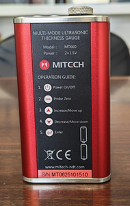 Jauge d'épaisseur ultrasonique numérique multimode SenQuan MT660 haute précision (0,04 mm) pour l'inspection des revêtements et des tuyaux – Garantie 1 an - Product Image 2