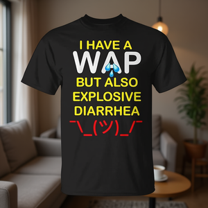T-Shirt Unisex a Maniche Corte con Stampa Digitale, Abbigliamento Promozionale per Adulti con Design 'Explosive Diarrhea' - Product Image 2