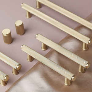 Knurled <strong>Handles</strong> Brass Cabinet <strong>Knob</strong> <strong>and</strong> Pulls Furniture Closet <strong>Handles</strong> Copper Cabinet Hardware <strong>Handles</strong> - Product Image 2