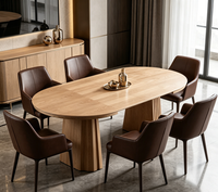 Table à manger en bois de style nordique tendance avec mécanisme télescopique, fonctionnement fluide pour usage quotidien et fêtes, tableau des ventes