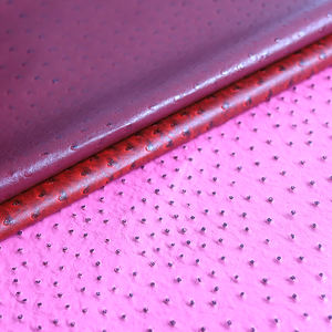 थोक ओस्ट्रिक बनावट pvc सिंथेटिक चमड़े के विभिन्न चमड़े के उत्पाद और बैग निर्माण कपड़े - Product Image 5