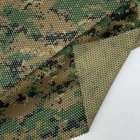 Nouvelle Arrivée 2026 Tissu Imprimé Ripstop 120 g/m² Vert Camouflage Jungle Imperméable Tactique pour Casque, Vêtement et Serviette avec Maille Moyenne