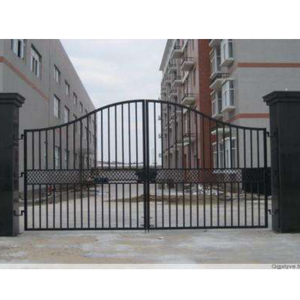 Conceptions de porte de villa et arc de jardin Portes en acier en fer forgé Portes modernes rétractables personnalisées en fer forgé - Product Image 5