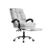 Nouvel arrivage de chaise de bureau en cuir, chaise de bureau robuste avec repose-pieds, prix d'usine