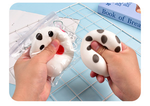 Juguete Blandito de Dados Personalizado al por Mayor, Blanco, Suave, de TPR, Relleno de Líquido, para Apretar, Unisex, a Partir de 14 Años, para Aliviar el Estrés en la Oficina - Product Image 2