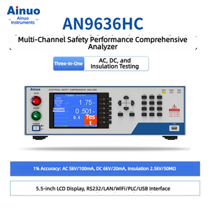 Analizador <span class=keywords><strong>de</strong></span> Seguridad Multicanal Ainuo AN9636HC/AN9637HC, Probador Eléctrico Integral - Product Image 3