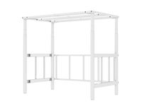 Cadre de lit électrique réglable en métal, détachable, avec design pliable pour gagner de la place, extensible et portable pour la maison et l'hôtel