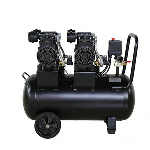 Pistola de Pintura de 220V y 50 Litros, <span class=keywords><strong>Compresor</strong></span> de Aire Portátil, Silencioso, Sin Aceite, con Alimentación de CA y Refrigeración por Aire - Product Image 6