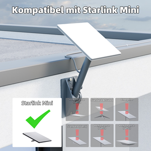 Support de toit de précision Starlink Mini, pivotant à 360°, inclinaison réglable à 90°, support en aluminium T6061, étanche pour tous les toits - Product Image 3