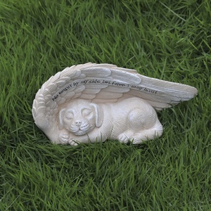 Wholesale Wholesale Modern Eco-Friendly Biodegradable Resinous Handmade Pet Wing Memorial <b>Urn</b> for Dog and Ashes - Product Image 2
