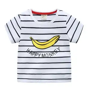 Online Retail Store For Korean Fashion Kid Stripe Knitted T-shirts From China Supplier