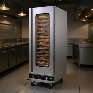 Armoire chauffante commerciale Vevor à 16 niveaux, 200L, chauffe-aliments électrique pour pizzas avec bac à eau, pour usage en restaurant - Product Image 2