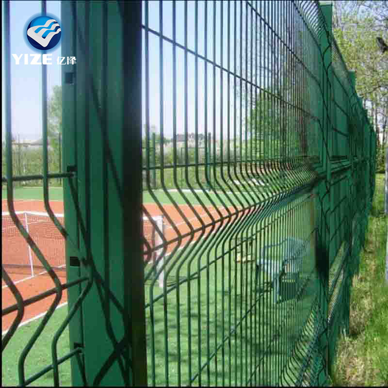 Vert PVC Enduit Treillis Métallique Soudé Galvanisé 3D Triangle Plier pliage Clôtures