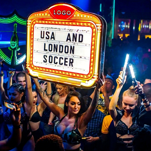 Custom Top Sell Letter Board <b>LED</b> Bottle Display <b>LED</b> Champagne Bottle Presenter <b>LED</b> Bottle Glorifier for Nightclub Party Event - Product Image 1