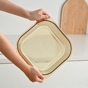 Ensemble d'ustensiles de cuisson en verre borosilicaté moderne le plus vendu plateau à pizza moule de cuisson durable et écologique plat parties à bas <span class=keywords><strong>prix</strong></span> - Product Image 5