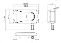 Sensor Inalámbrico de Temperatura y Humedad Interior con Batería para Edificios Inteligentes, Modelo MD-S277HT ODM