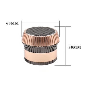 Hot sale high quality magnetic 63 mm 4 parts drum mushroom shape custom logo <b>herb</b> grinder - Product Image 2