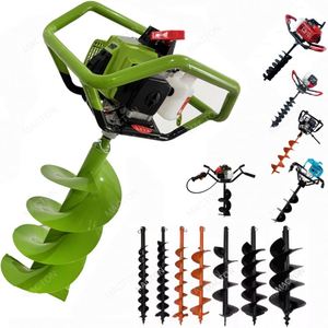 CUSTOM BRAND Gasoline Powered Two-stroke Heavy Duty <b>Post</b> <b>Hole</b> <b>Digger</b> Earth Auger for Tree Planting - Product Image 6