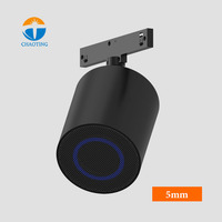 Lámpara de Riel Magnética Ultrafina de Nuevo Diseño con Sistema de Altavoces Externos para Música y Sonido Personalizable en el Hogar y la Oficina