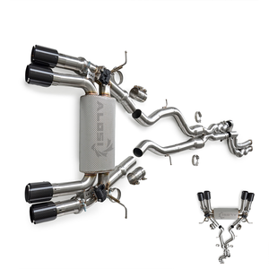 Sistema <span class=keywords><strong>de</strong></span> escape Catback <span class=keywords><strong>de</strong></span> acero inoxidable con protector <span class=keywords><strong>de</strong></span> calor y puntas negras para <span class=keywords><strong>BMW</strong></span> M3 <span class=keywords><strong>M4</strong></span> F80 F82 3.0T 2014-2019, aumento <span class=keywords><strong>de</strong></span> potencia - Product Image 2