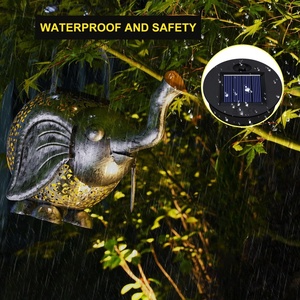 Không thấm nước tự làm năng lượng mặt trời vườn đèn Bìa 7 lumens ấm trắng LED panel năng lượng mặt trời IP44 pin nhỏ vườn trang trí nội thất thay thế - Product Image 2