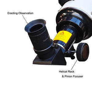Telescópio Refrator KSON KTA90090TR 90mm - Distância Focal de 900mm com Revestimento Verde Multicamadas FMC para Observação Planetária e do Céu Profundo - Product Image 5