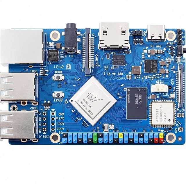 Orange Pi 4A 2GB LPDDR4/4X Allwinner T527 SBC 8-Core RISC-V 2 Tops NPU 18GHz